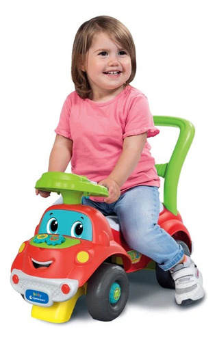 Coche Correpasillos Clementoni 3 En 1 Color Rojo