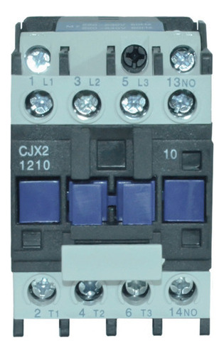 Kit C/100 Chave Contatora Tripolar 12a Lc1 - 3p + 1 N/a 220v