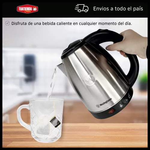 Pava Electrica Acero Inoxidable Jarra Corte Mate Cafe Te 1.8