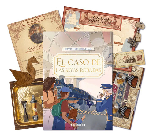 Sala Escape Room En Casa Pdf | El Caso De Las Joyas Robadas