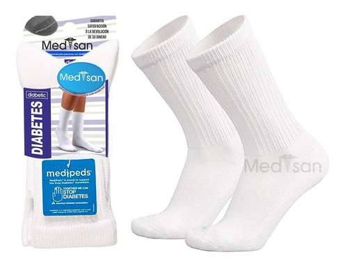  Calcetines Para Pie Diabetico 100% Algodon 6 Pares