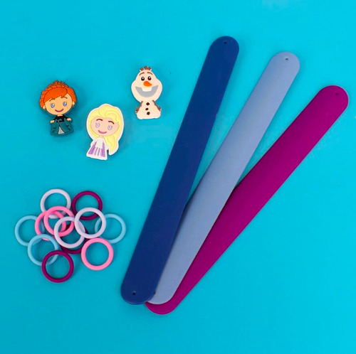Frozen Pulseras De Palamada Kit 3 Pulseras Bisuteria