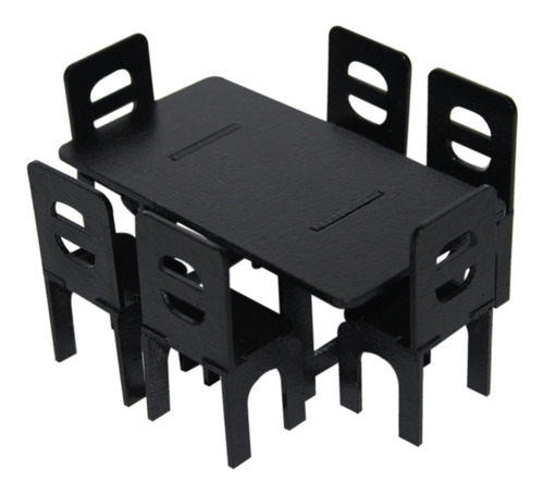 Muebles Para Maquetas - Comedor Para 6