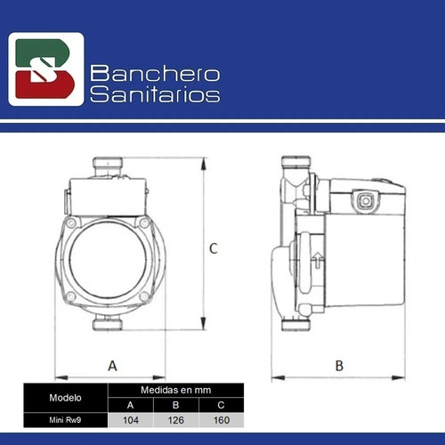 Imagen 7 de 10 de Bomba Presurizador Mini Rowa 9 + Base/soporte Antivib.