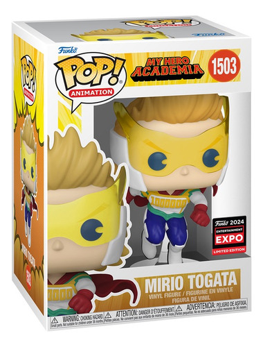 Funko Pop Mirio Togata #1503 E Expo 2024 My Hero Academia
