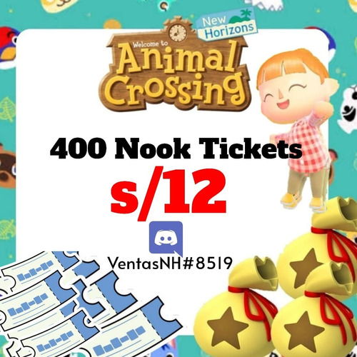 400 Nook Tikmillas Animal Crossing : New Horizons