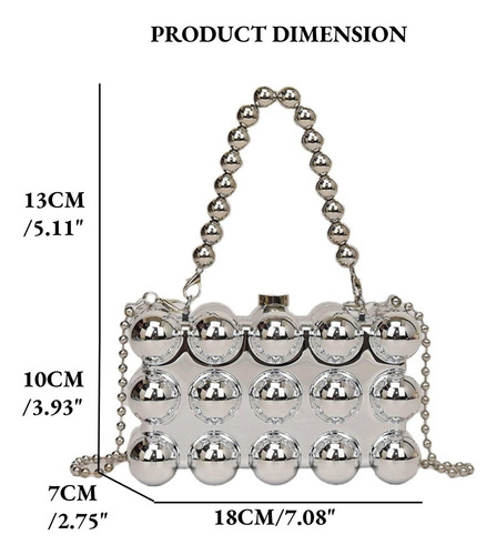 . Bolso Acrílico Mujer Elegante Con Cinta For Colgar