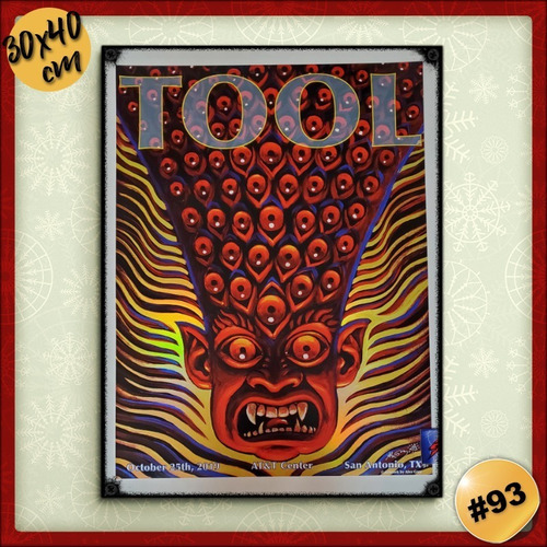 Pack De 3 Posters De Tool 30 X 40 Cm / A Elección! Tool Band