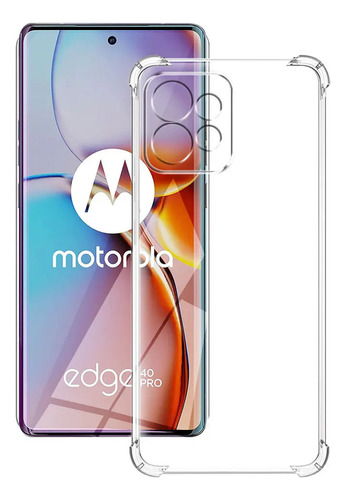 Funda Para Motorola Edge Todos Transparente Antigolpe