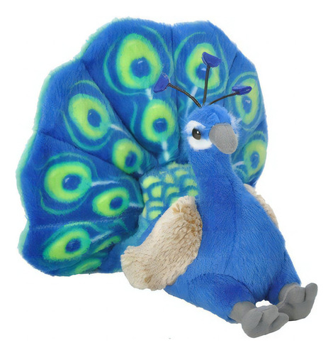 13811 Pavo Real Peluche Wild Republic Cuddlekins Mini