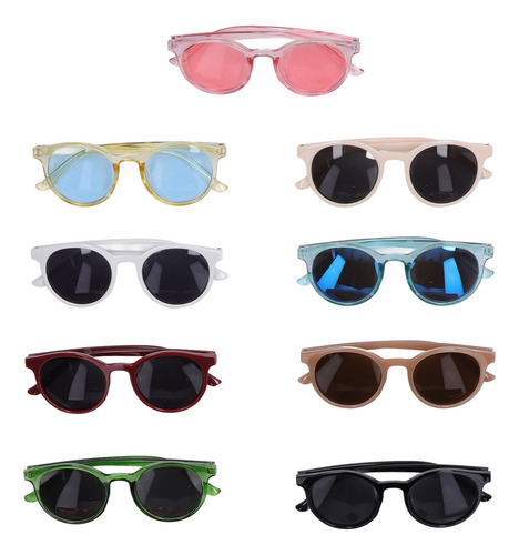 Gafas De Sol Ovaladas Para Niños, 9 Unidades, Reflectantes,