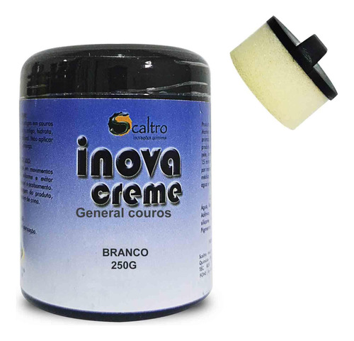 Graxa Para Sapatos Branco E Couros Inovacreme 250g Premium