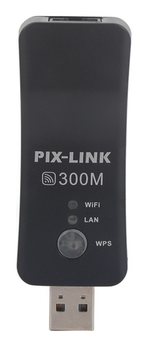 Repetidor Pixlink Wifi Usb  Wps 300mbp Tv Pc Laptop Teléfono