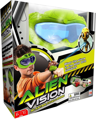 Alien Vision Juego Fotorama Dispara Láser Sensor Luz Sonido