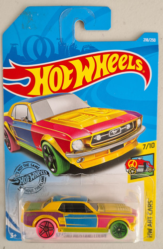 Hot Wheels Hw Art Cars 67 Ford Mustang Coupe 2019 218/250