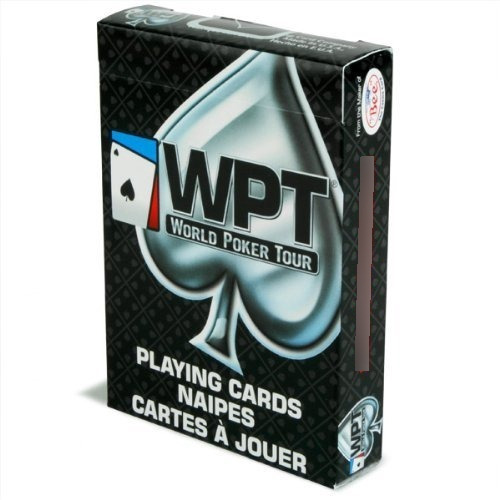 Baralho Branco E Preto World Poker Tour Wpt By Bee Cartas 