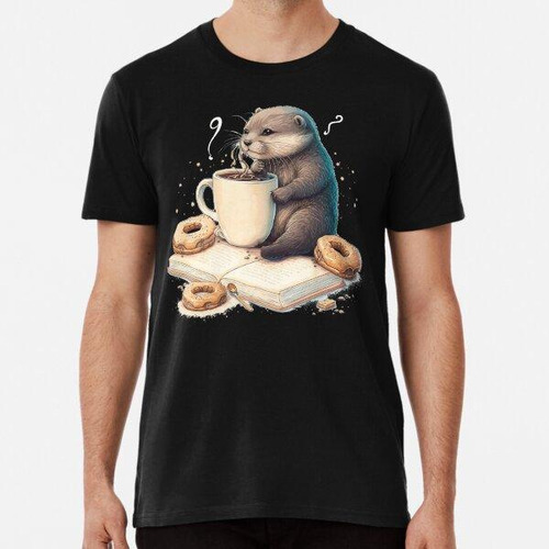 Remera Reading Time Is Otterly Fun Algodon Premium