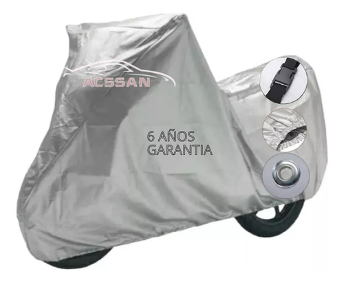 Cubre Moto Eua Broche + Ojillos Italika Trabajo Ft 150 Gts