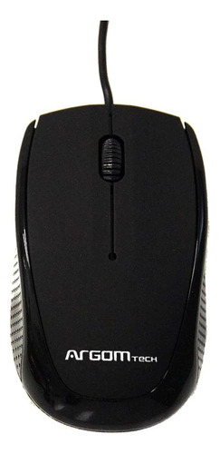 Mouse 3d Óptico Cable Usb Ms14 Argom Tech Negro