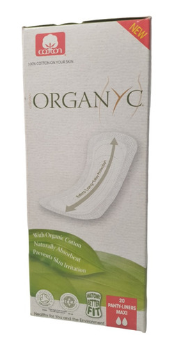 Panti Protector Maxi Organyc Caja Con 12pz