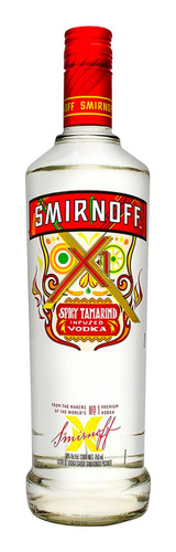 Pack De 12 Vodka Smirnoff Tamarindo 1 L