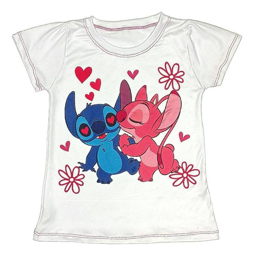 Franela Para Niñas De Stitch