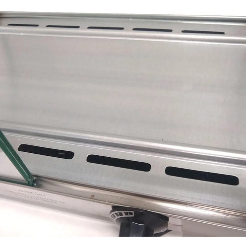 Estufa W Vitrine Para Salgados Dupla Curva 8 Bandejas Titã