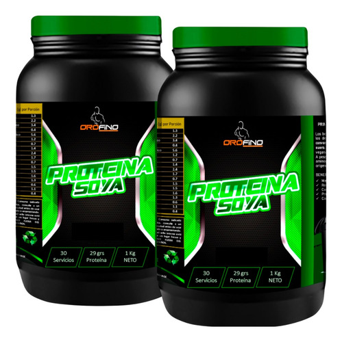 Pack 2kg Proteína Soya (proteína Vegana)