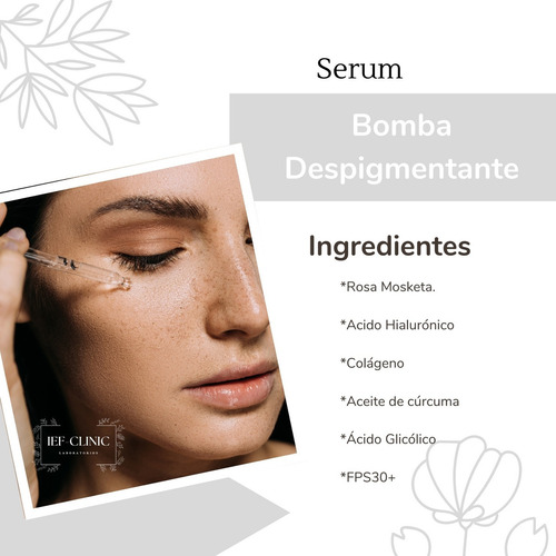 Serum Bomba Despigmentante Antiedad Y Proteccion Solar Momento De Aplicación Día/noche Tipo De Piel Todo Tipo De Piel