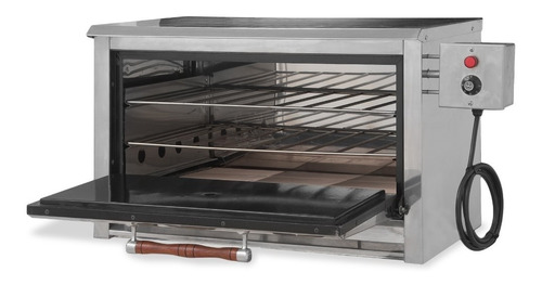 Horno Pizzero Electrico Con Piso Refractario 6 Moldes