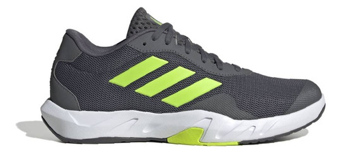 Tenis adidas Amplimove Trainer color grey five/lucid lemon/grey five - adulto 6.5 MX