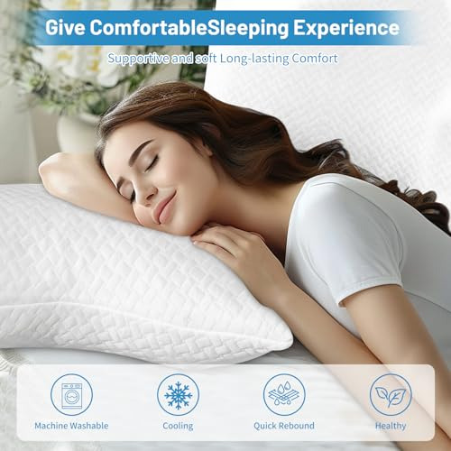 Almohadas Viscoelásticas Trituradas Para Dormir De Lado 50x7