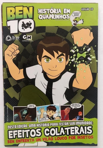 Kit 1 Gibi Turma Da Mônica + 4 Gibis Ben10 Sem Repetição