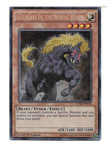 Carta Yugioh Guldfake Of The Nordic Beasts (holo)