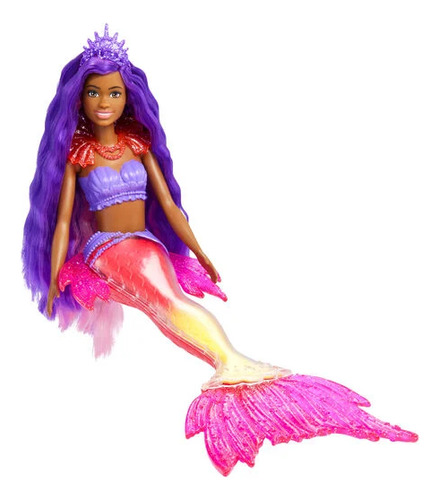 Barbie Muñeca Sirena Brooklyn Power Mermaid