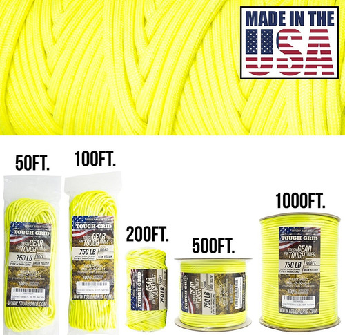 Imagen 2 de 10 de Cuerda Paracord De Nylon De 30 Mts Tough - Grid