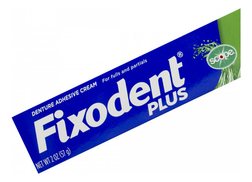 Fixodent Plus Adhesivo Para Prótesis Dental Con Scope 57gr