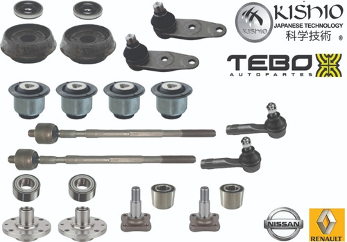 Kit Rotulas Bieleta Tebo Hidra Base Mazas Renault Clio 02-10