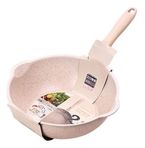 Frigideira De Pedra De Fundo Espesso Panela De Wok De Boca G