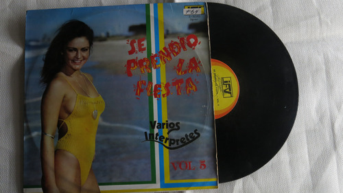 Vinyl Disco Acelato Lp Se Prendio La Fiesta Vol 5 Cumbia Fra