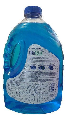 Lava Roupas Natural Vinagreen Hipoalergênico 3l