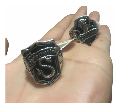 Paquete Anillos León Gry + Serpiente Sly Talla 9 