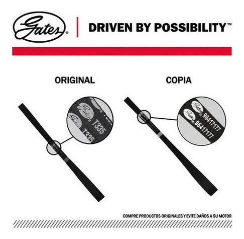Correa De Tiempo hyundai Excel 1.5 1998 Gates