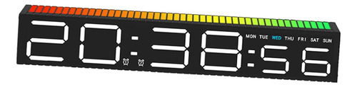 Reloj Digital Sensores De Sonido Dinámicos De Digital