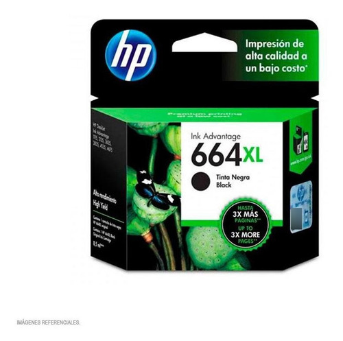 Tinta Hp Negra 664xl