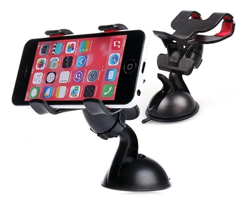 Imagem 2 de 6 de Suporte Universal Smartphone E Gps Clipe Duplo Exbom- Sp-20