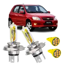 Comprar Kit Lâmpadas H4 Celta Iluminação Amarela 2300k Carro 12v