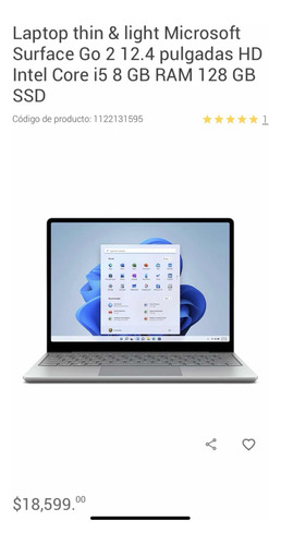 Laptop Microsoft Surface Go 2 (Usado)