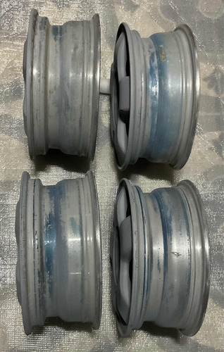 Rines Originales 14 Gm Corsa Tornado Aveo Spar Beat 4 En 100 Gris (Usado)