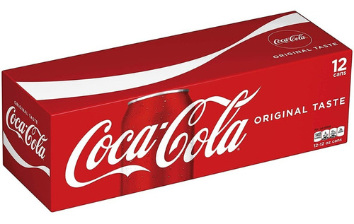 Coca Cola Original Taste Pack 12 12fl Oz 355ml Americano
